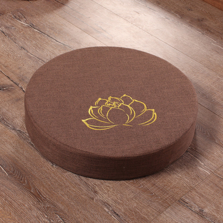 Embroidered Lotus Meditation Futon - Margue Blossom