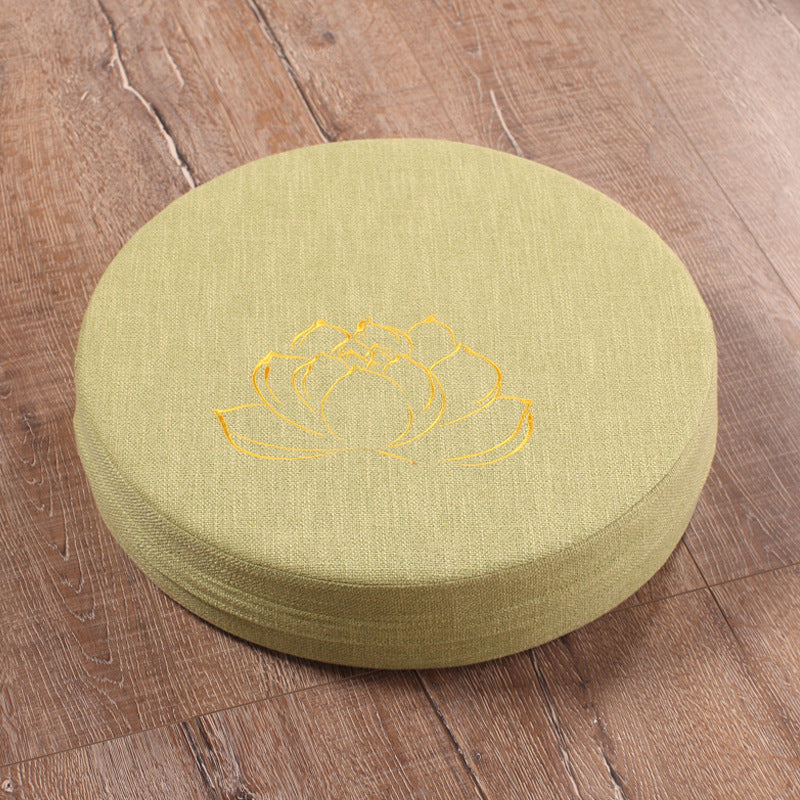 Embroidered Lotus Meditation Futon - Margue Blossom