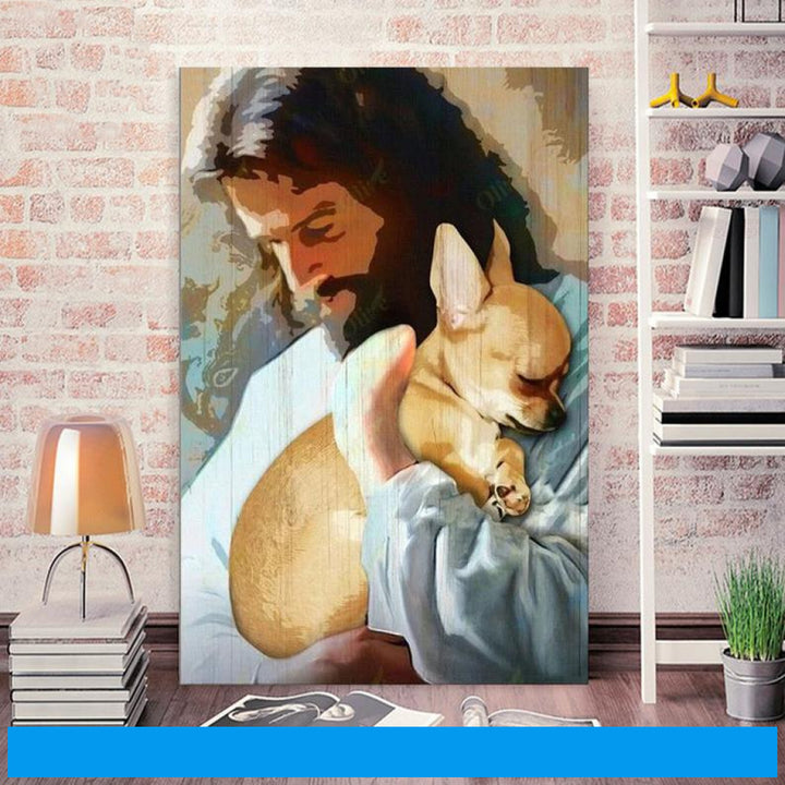 Jesus Portrait Cloth Wall Art - Margue Blossom