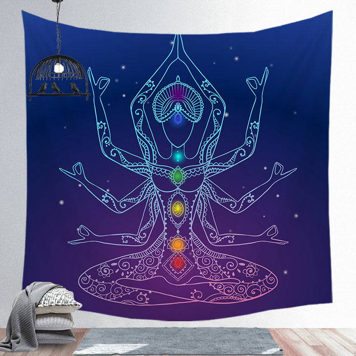 Spiritual Screen Hanging Tapestry - Margue Blossom