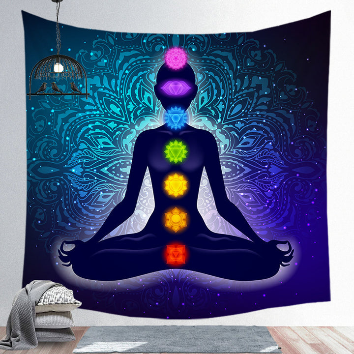 Spiritual Screen Hanging Tapestry - Margue Blossom